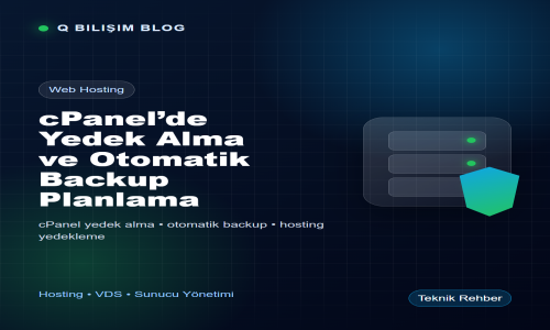 cPanel’de Yedek Alma ve Otomatik Backup Planlama