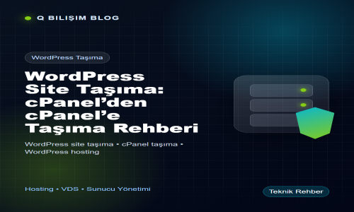 cPanel'den Plesk Panel'e Site Taşıma (Migration)